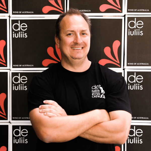 Winemaker Mike De Iuliis in his Pokolbin cellar door.