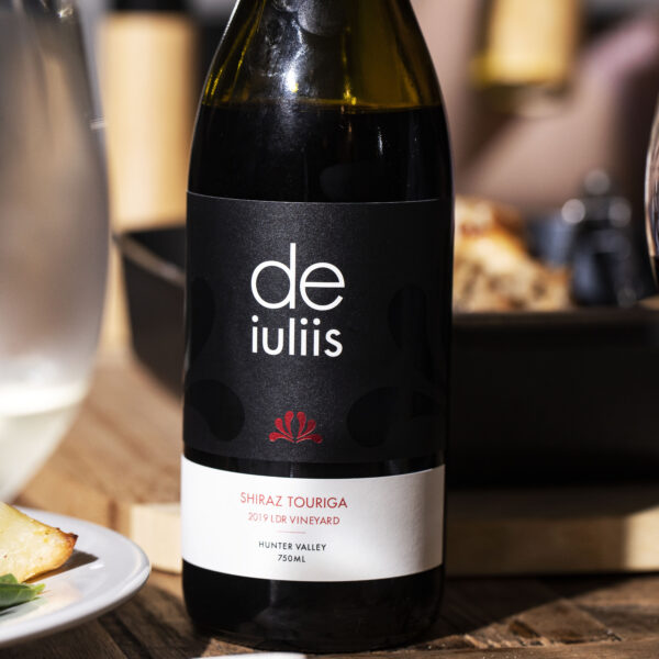 A bottle of De Iuliis Shiraz Touriga