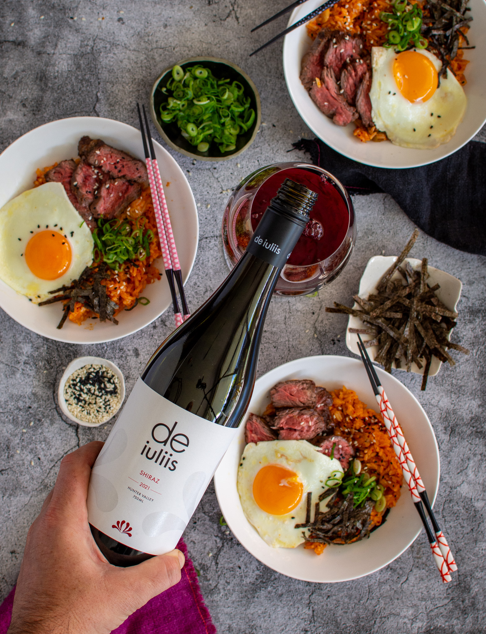 Estate Shiraz & Korean Fried Rice