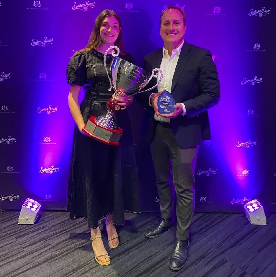 Taking home the Trophy from the 2023 Sydney Royal Wine Show