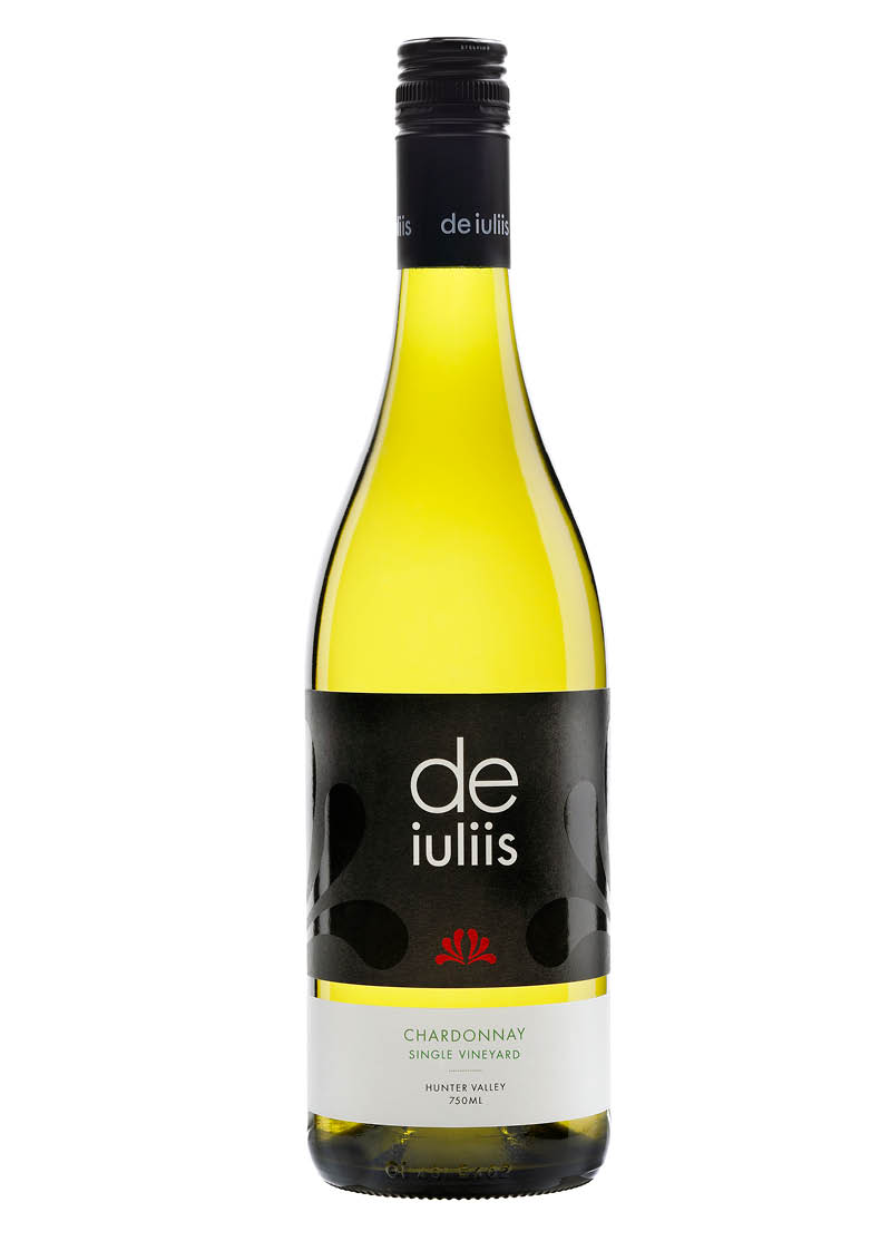 A bottle of single vineyard hunter valley chardonnay